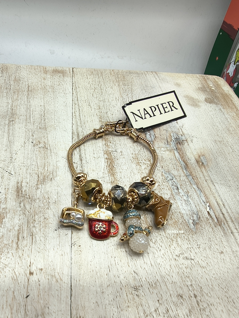 Napier Winter Charm Bracelet